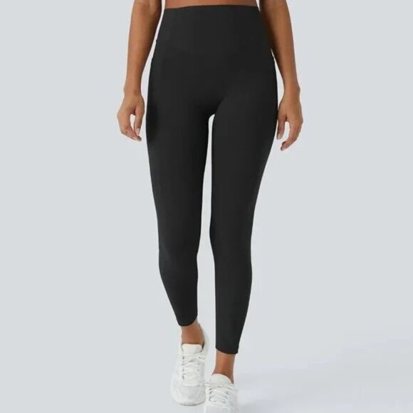 HALARA SoCinched High Waisted Butt Lifting 7/8 L UltraSculpt Legging Black Sz Sm - Picture 1 of 6